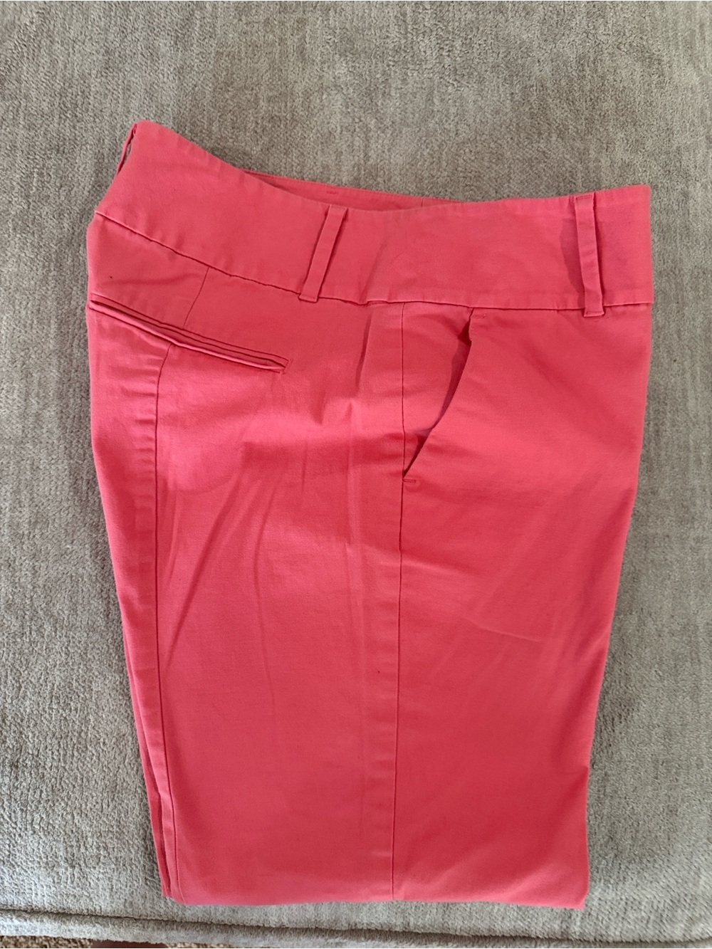 Women’s Coral Dressy Crop Pants - Classic Tailored Fit - Ann Taylor size 6 Curvy